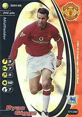 171/250 Ryan Giggs rara foil -NEAR MINT-