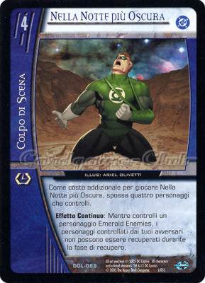 DGL-069 Nella Notte piu' Oscura non comune -NEAR MINT-