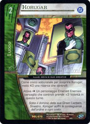 DGL-070 Korugar rara -NEAR MINT-