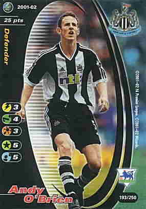 193/250 Andy O’Brien comune -NEAR MINT-