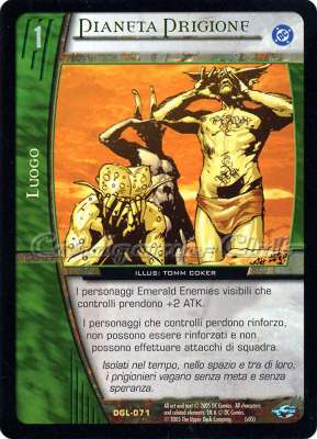 DGL-071 Pianeta Prigione rara -NEAR MINT-