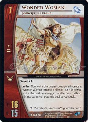 DJL-023 Wonder Woman comune -NEAR MINT-