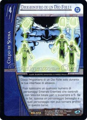 DGL-072 Prigioniero di un Dio Folle rara -NEAR MINT-