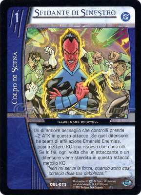 DGL-073 Sfidante di Sinestro comune -NEAR MINT-