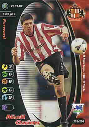 226/250 Niall Quinn comune -NEAR MINT-