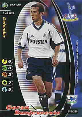 228/250 Goran Bunjievcevic comune -NEAR MINT-