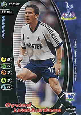 234/250 Oyvind Leonhardsen comune -NEAR MINT-