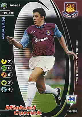 245/250 Michael Carrick comune -NEAR MINT-
