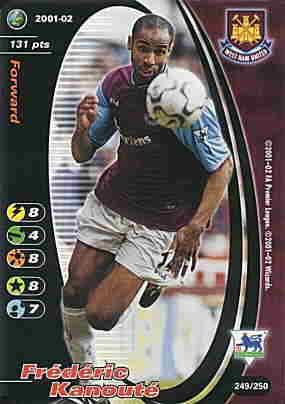 249/250 Frederic Kanoute' comune -NEAR MINT-