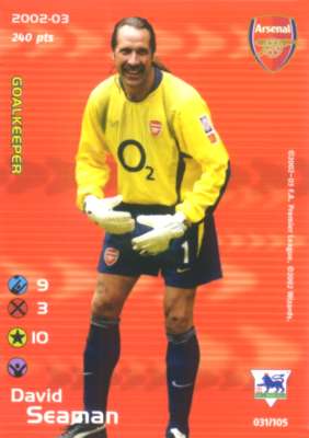 031/150 David Seaman comune -NEAR MINT-