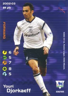 036/150 Youri Djorkaeff comune -NEAR MINT-