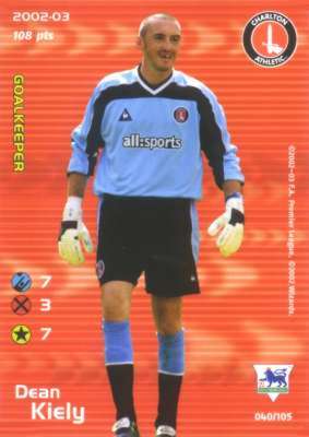 040/150 Dean Kiely comune -NEAR MINT-