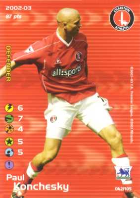 042/150 Paul Konchesky comune -NEAR MINT-
