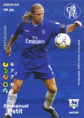 047/150 Emmanuel Petit comune -NEAR MINT-