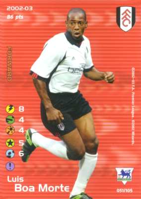 051/150 Luis Boa Morte comune -NEAR MINT-