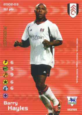 052/150 Barry Hayles comune -NEAR MINT-