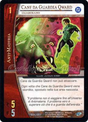 DGL-087 Cane da Guardia Qward non comune -NEAR MINT-
