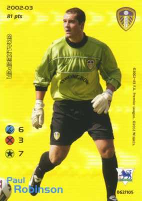 062/150 Paul Robinson comune -NEAR MINT-