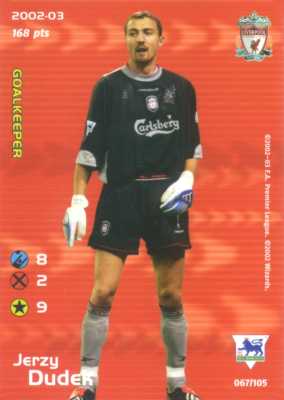 067/150 Jerzy Dudek comune -NEAR MINT-