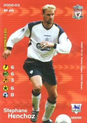 069/150 Stephane Henchoz comune -NEAR MINT-