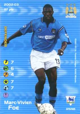 075/150 Marc-Vivien Foe comune -NEAR MINT-