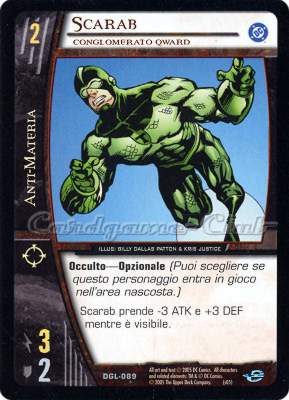 DGL-089 Scarab non comune -NEAR MINT-