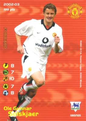 080/150 Ole Gunnar Solskjaer comune -NEAR MINT-