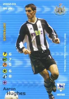 087/150 Aaron Hughes comune -NEAR MINT-