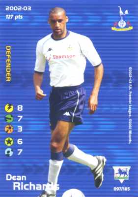 097/150 Dean Richards comune -NEAR MINT-