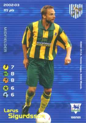 100/150 Larus Sigurdsson comune -NEAR MINT-