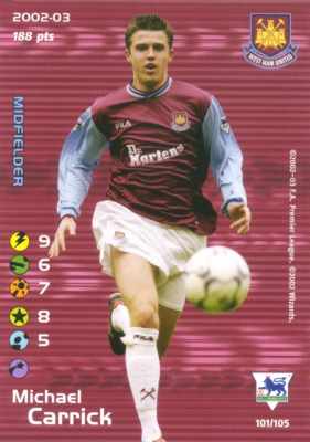 101/150 Michael Carrick comune -NEAR MINT-