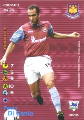 103/150 Paolo Di Canio comune -NEAR MINT-