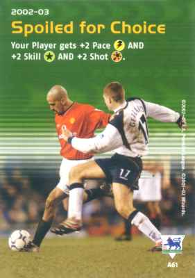 A61 Spoiled for Choice comune -NEAR MINT-