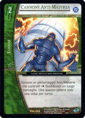 DGL-099 Cannone Anti-Materia rara -NEAR MINT-