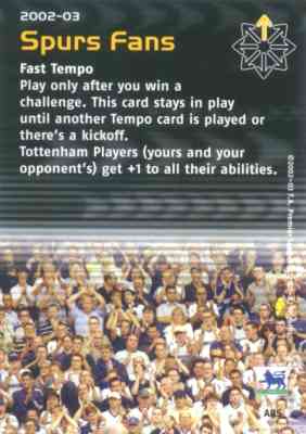 A85 Spurs Fans comune -NEAR MINT-