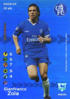 008/150 Gianfranco Zola rara foil -NEAR MINT-