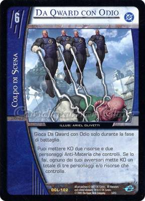 DGL-102 Da Qward con Odio rara -NEAR MINT-