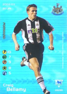 019/150 Craig Bellamy rara foil -NEAR MINT-
