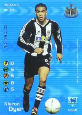 020/150 Kieron Dyer rara foil -NEAR MINT-