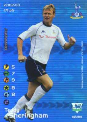 024/150 Teddy Sheringham rara foil -NEAR MINT-