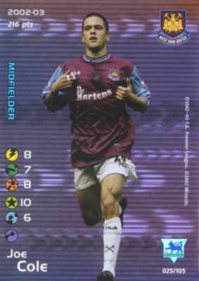 025/150 Joe Cole rara foil -NEAR MINT-