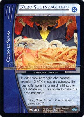 DGL-104 Nero Sguinzagliato comune -NEAR MINT-