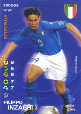 Y 02/24 Filippo Inzaghi promo Yoga -NEAR MINT-
