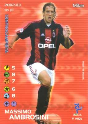Y 19/24 Massimo Ambrosini promo Yoga -NEAR MINT-