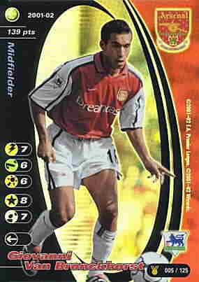 005/125 Giovanni Van Bronckhorst rara foil -NEAR MINT-