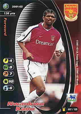 007/125 Nwankwu Kanu comune -NEAR MINT-