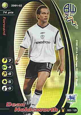 022/125 Dean Holdsworth rara foil -NEAR MINT-