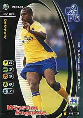 033/125 Winston Bogarde comune -NEAR MINT-