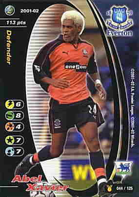 044/125 Abel Xavier comune -NEAR MINT-