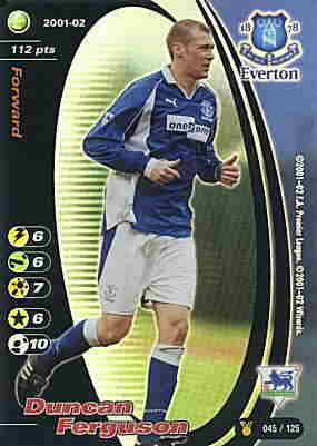 045/125 Duncan Ferguson rara foil -NEAR MINT-